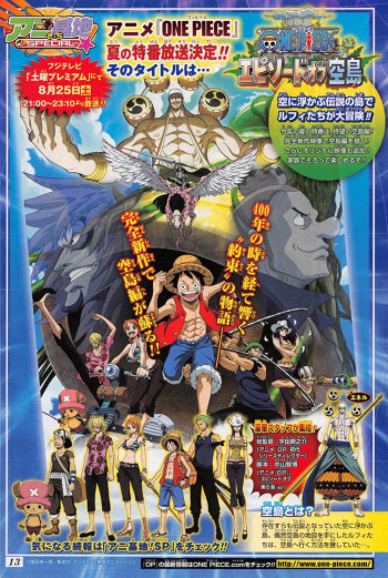 Vua Hải Tặc: Chương Skypiea - One Piece: Episode of Skypiea One Piece: Episode of Sorajima (2018)